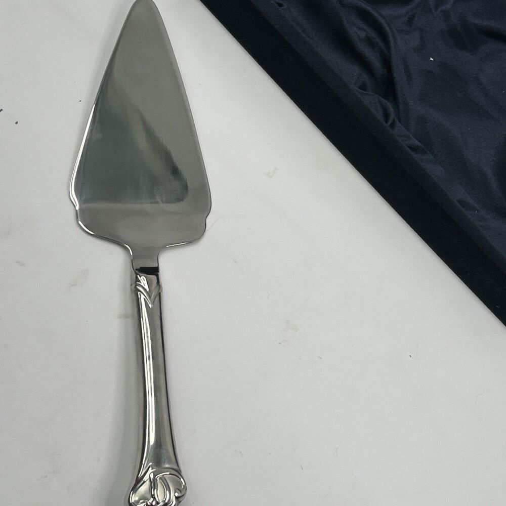 Vintage Things Remembered Stainless Steel Wedding Cake Knife & Server Set - Picture 5 of 10